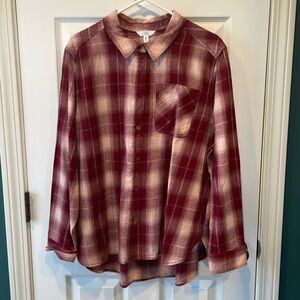 Time and Tru flannel shirt